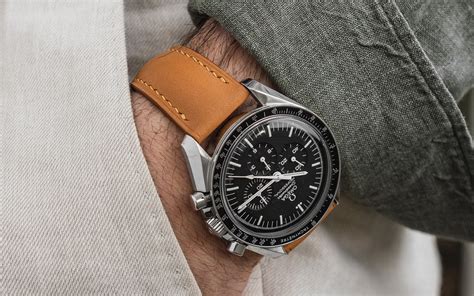 omega speedmaster leather deployment strap|authentic leather omega watch strap.